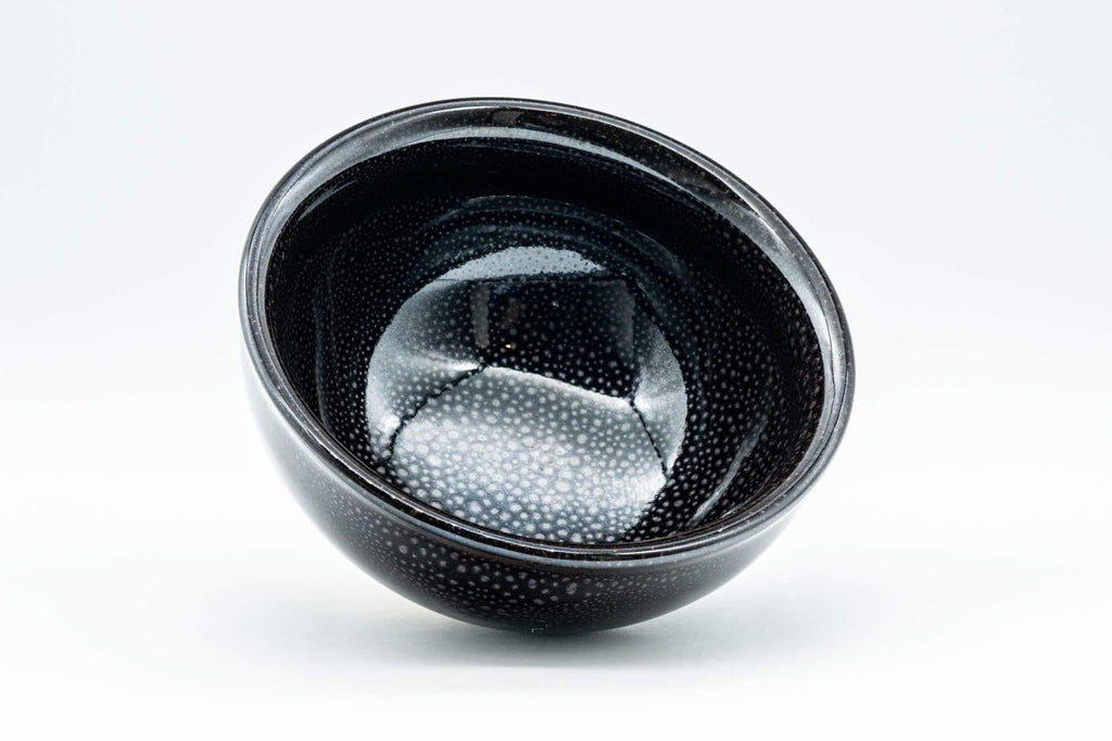 Japanese Matcha Bowl - Tenmoku Glazed Komogai-nari Chawan - 300ml