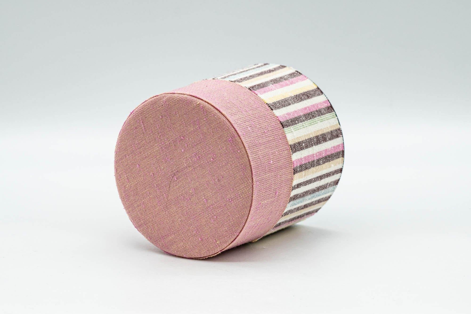 Japanese Chazutsu - Pink Striped Tea Canister - 250ml