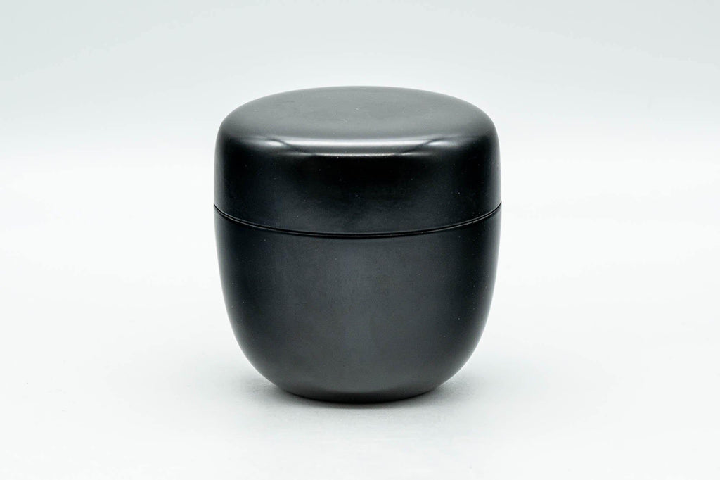 Japanese Natsume - Black Urushi Lacquer Tea Caddy - 100ml