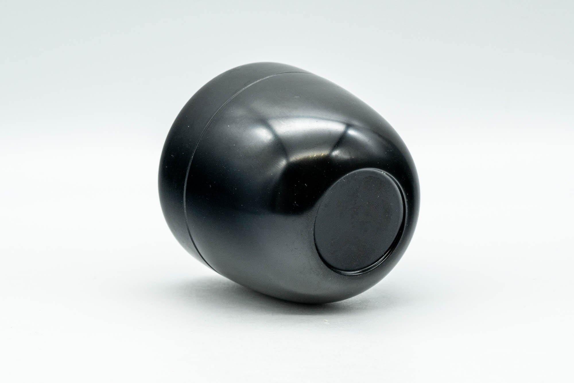 Japanese Natsume - Black Urushi Lacquer Tea Caddy - 100ml