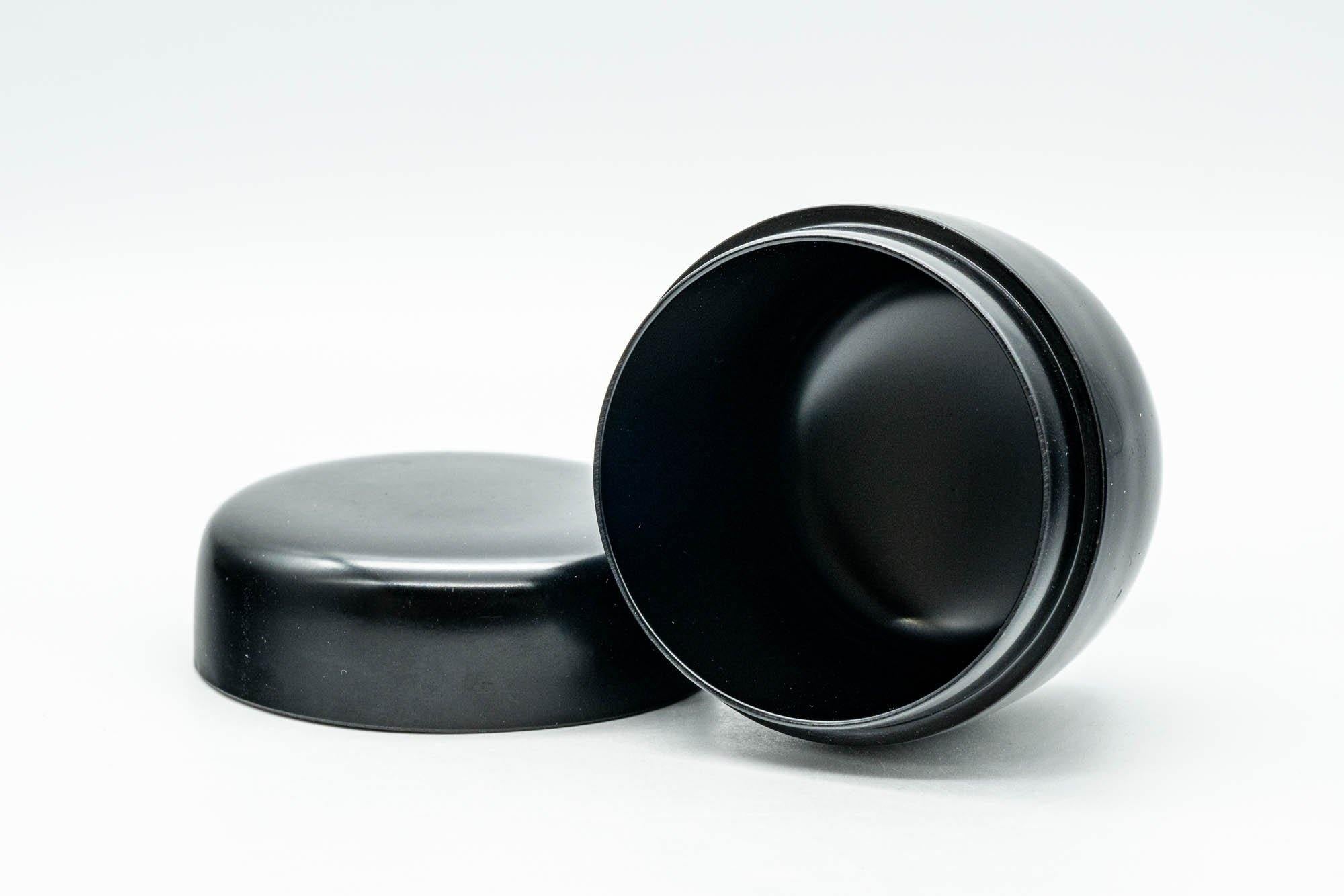 Japanese Natsume - Black Urushi Lacquer Tea Caddy - 100ml