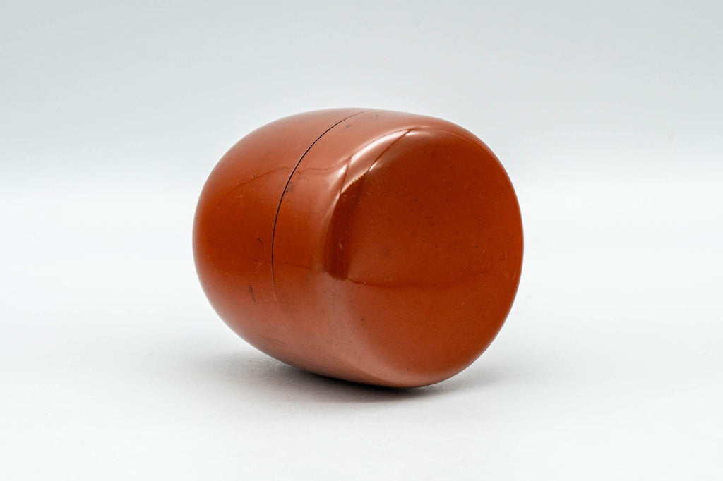 Japanese Natsume - Orange Lacquer Matcha Tea Caddy - 100ml