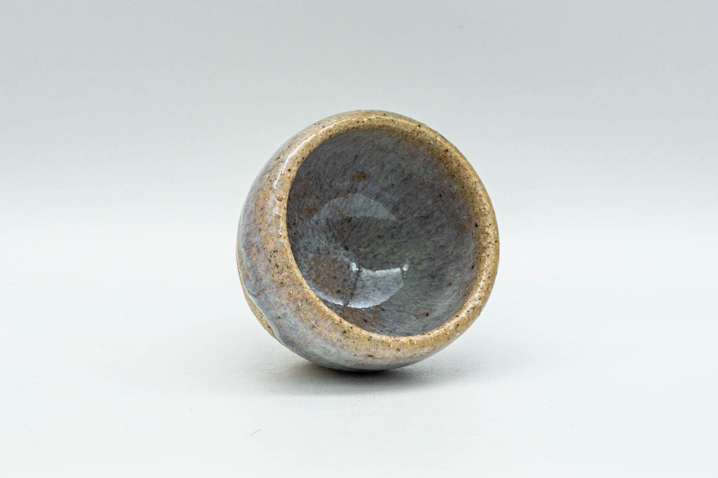 Japanese Teacup - Green and White Glazed Guinomi - 25ml