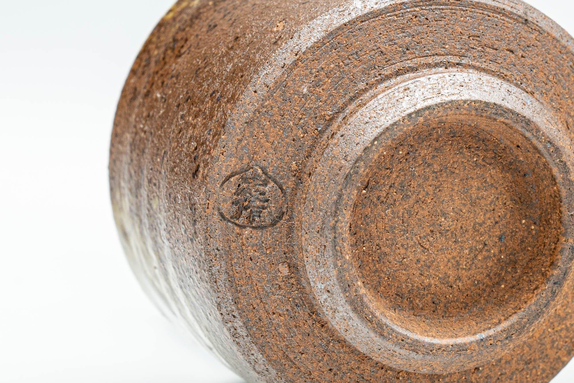Japanese Teacup - Ash Glazed Shigaraki-yaki Guinomi - 50ml
