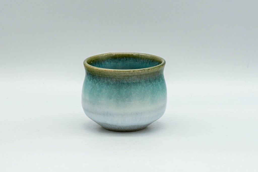 Japanese Teacup - Blue Green Agano-yaki Guinomi - 60ml