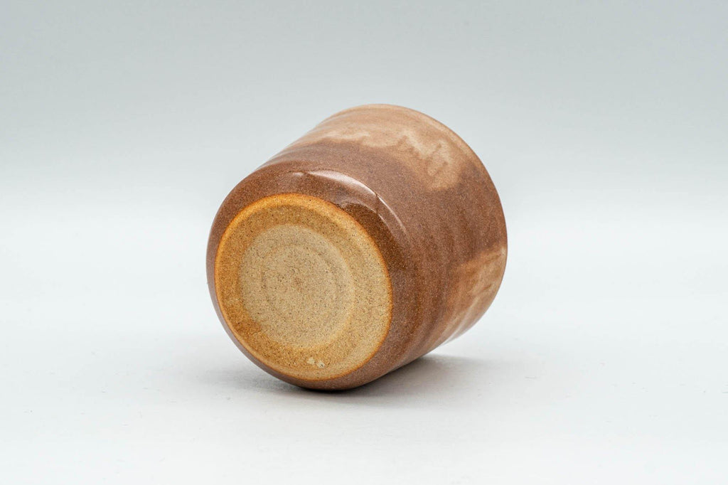 Japanese Teacup - Beige Tsutsu-gata Hagi-yaki Guinomi - 50ml