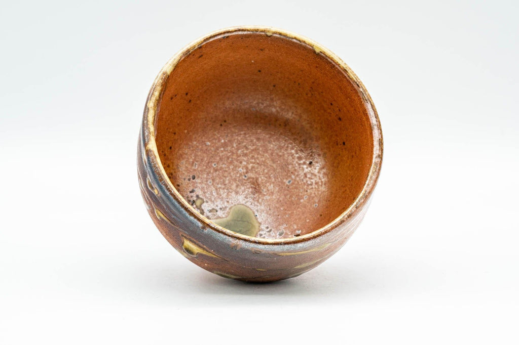 Japanese Teacup - Ash Green Glazed Shigaraki-yaki Yunomi - 150ml