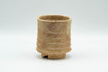 Japanese Teacup - Ribbed Hagi-yaki Yunomi - 175ml