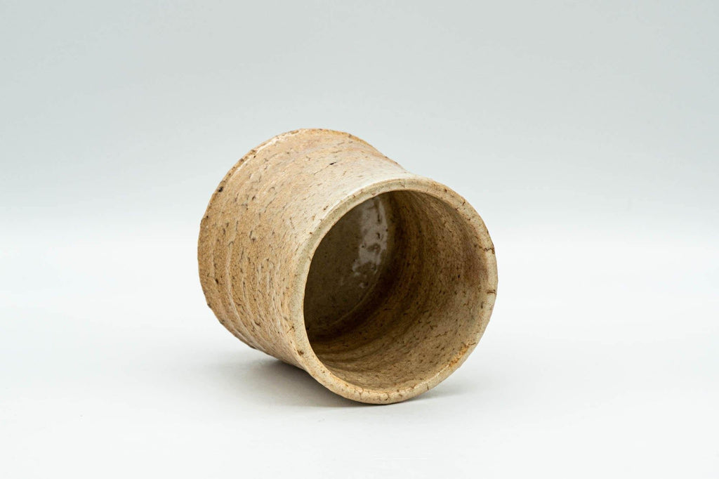 Japanese Teacup - Ribbed Hagi-yaki Yunomi - 175ml