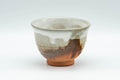 Japanese Teacup - Brown and White Drip-Glazed Hagi-yaki Yunomi - 100ml