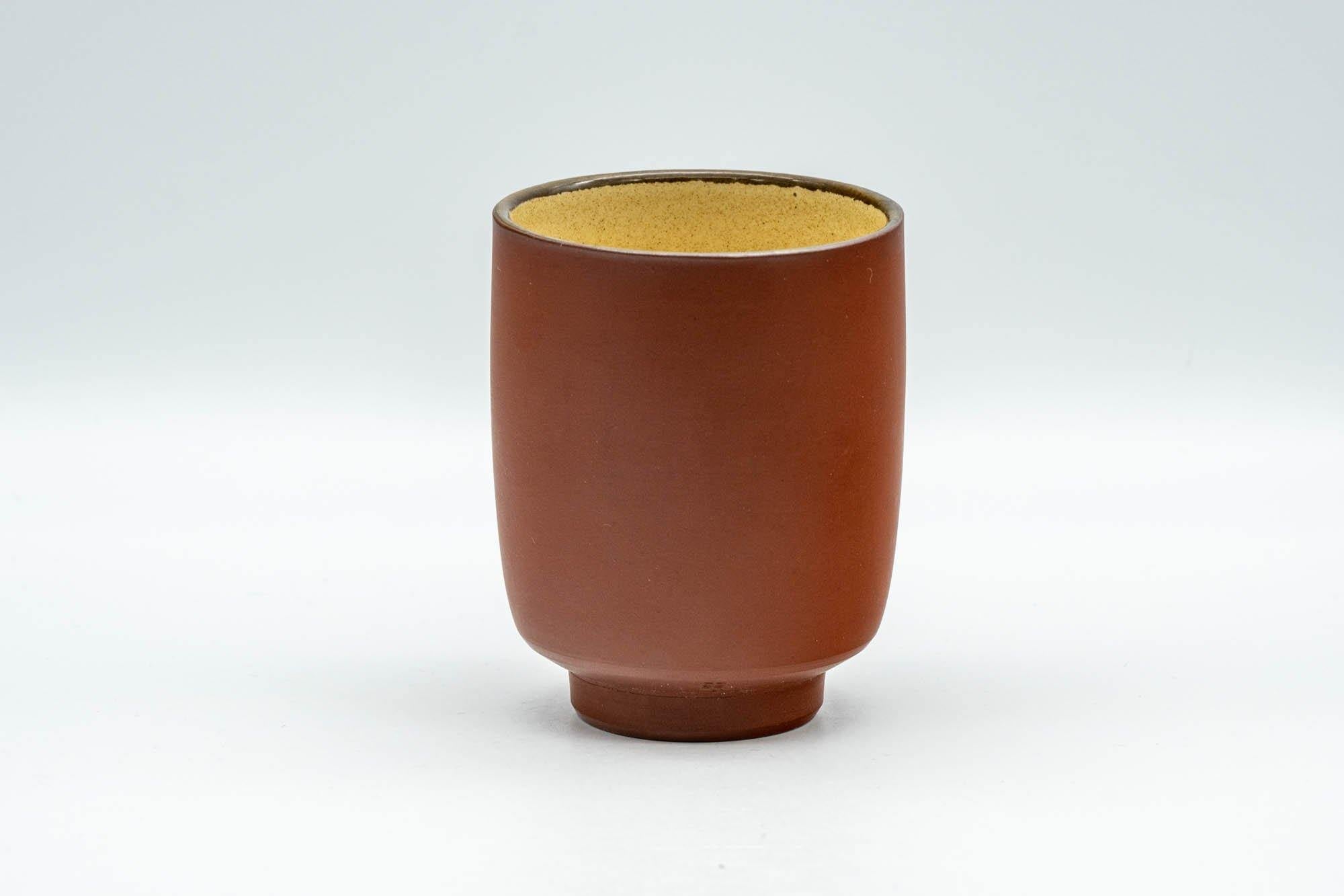 Japanese Teacup - Yellow Interior Glazed Tokoname-yaki Yunomi - 160ml