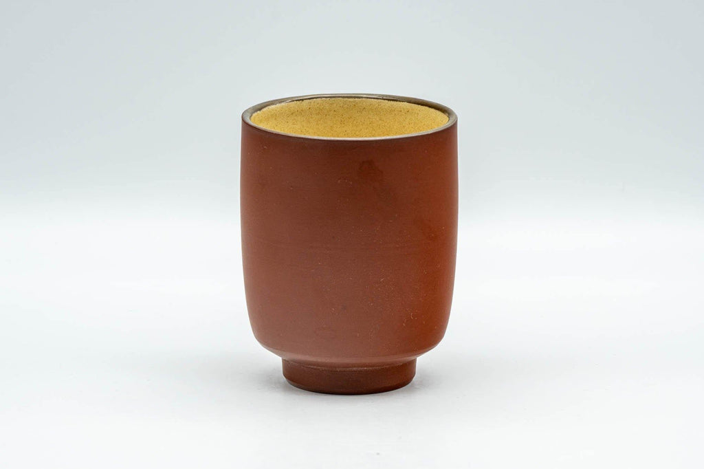 Japanese Teacup - Yellow Interior Glazed Tokoname-yaki Yunomi - 160ml