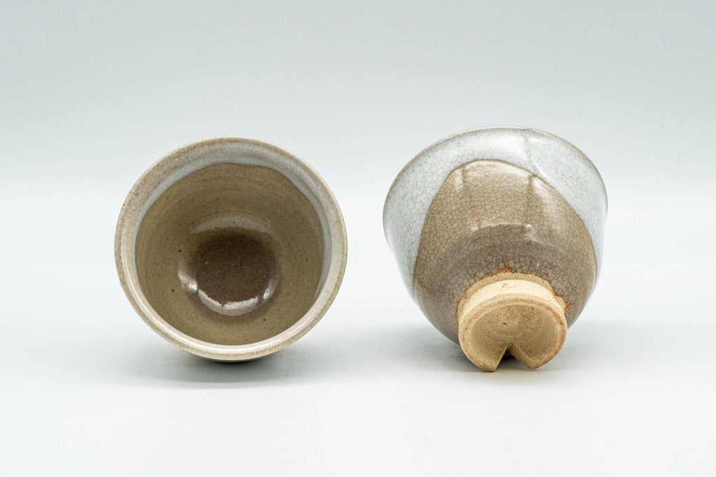 Japanese Teacups - Pair of Hagi-yaki Guinomi - 55ml