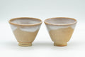 Japanese Teacups - Pair of Asagao-gata Senchawan Yunomi - 90ml