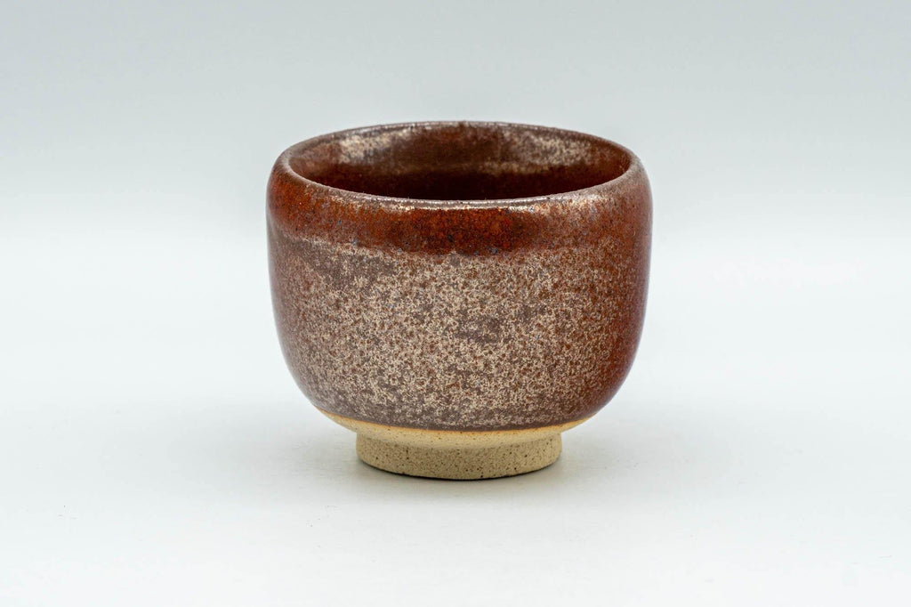 Japanese Teacup - Glossy Red Glazed Yunomi - 60ml