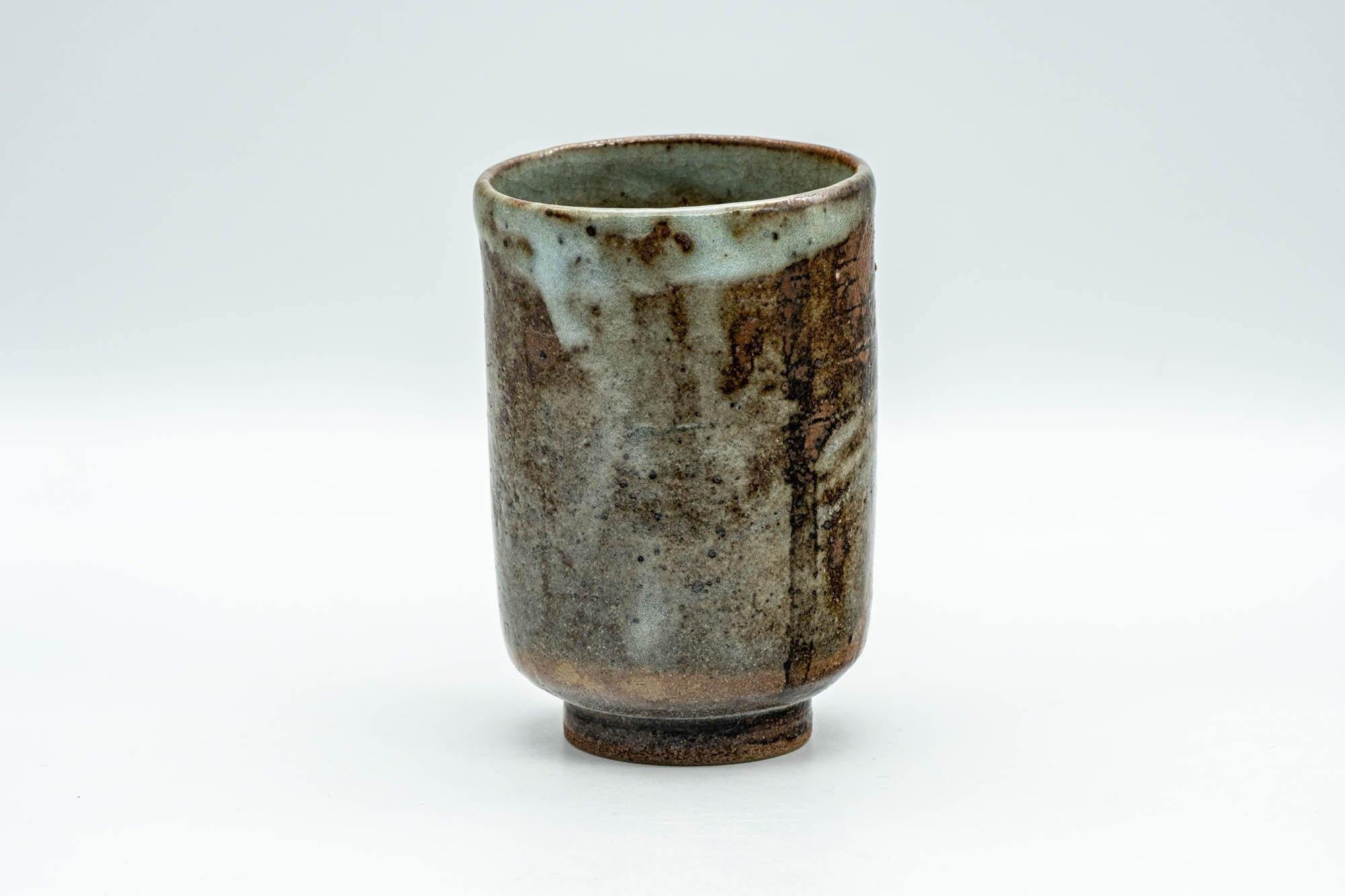 Japanese Teacup - Brown and Grey Patterned Yunomi - 190ml