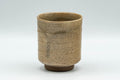 Japanese Teacup - Beige Textured Hagi-yaki Yunomi - 110ml