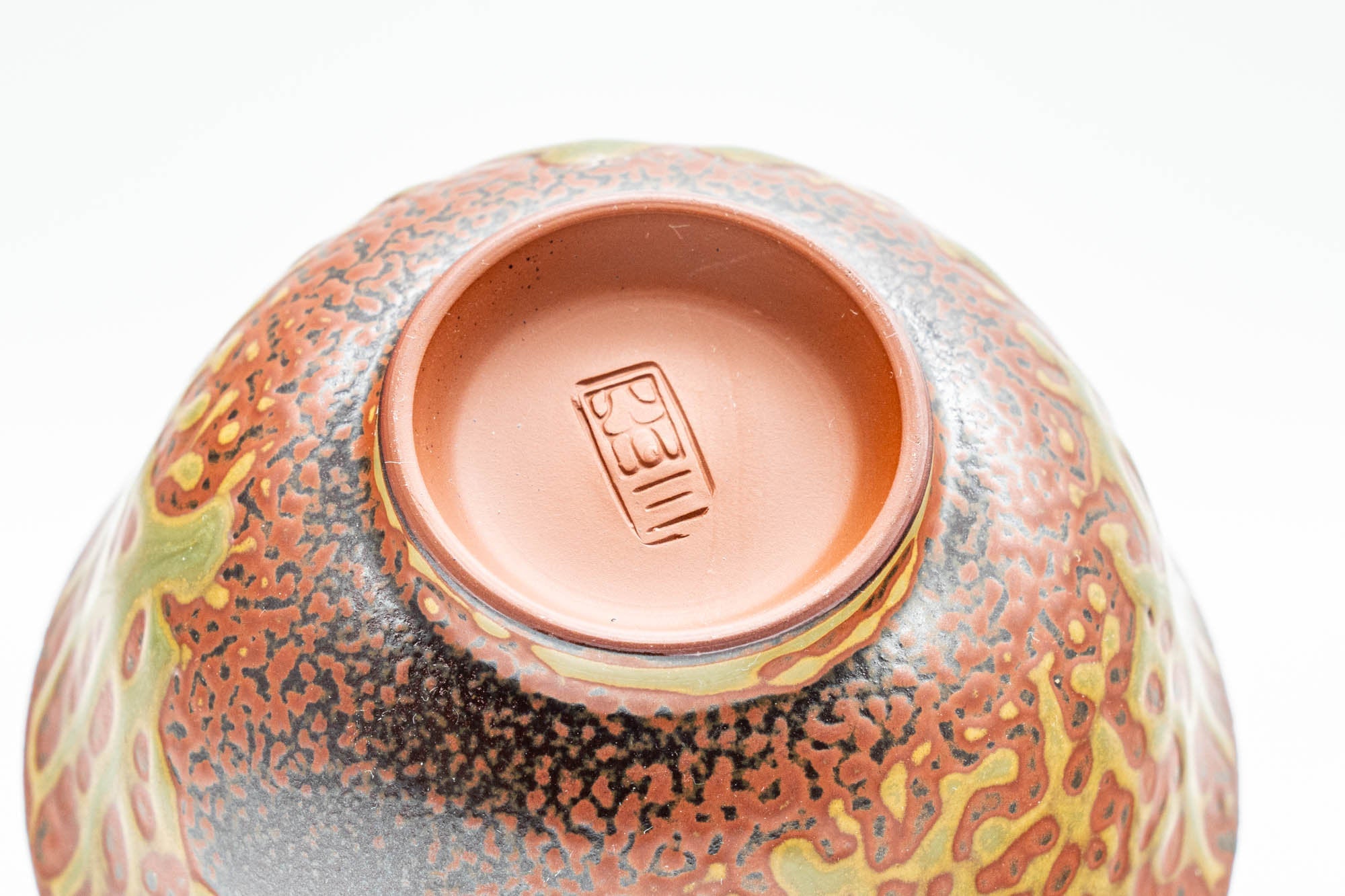 Japanese Teacup - Green Ash Glazed Tokoname-yaki Yunomi - 80ml