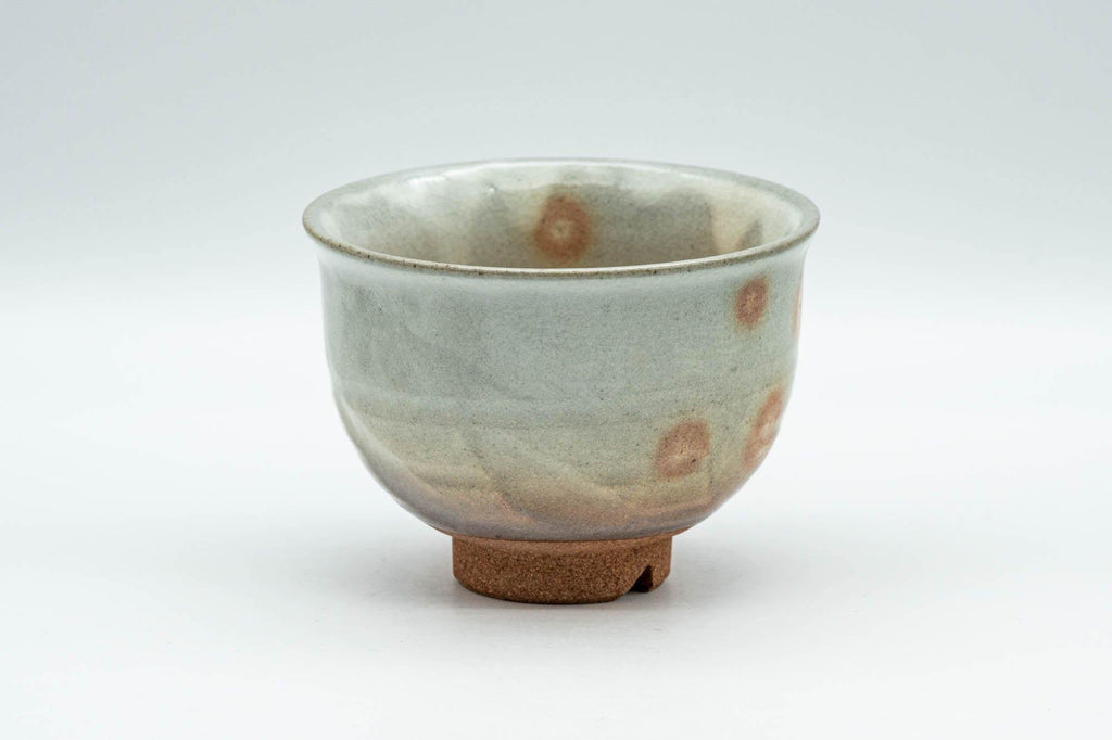 Japanese Teacup - Beige, Pink Gohonte, and White Drip-Glazed Hagi-yaki Yunomi - 180ml