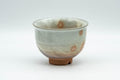 Japanese Teacup - Beige, Pink Gohonte, and White Drip-Glazed Hagi-yaki Yunomi - 180ml
