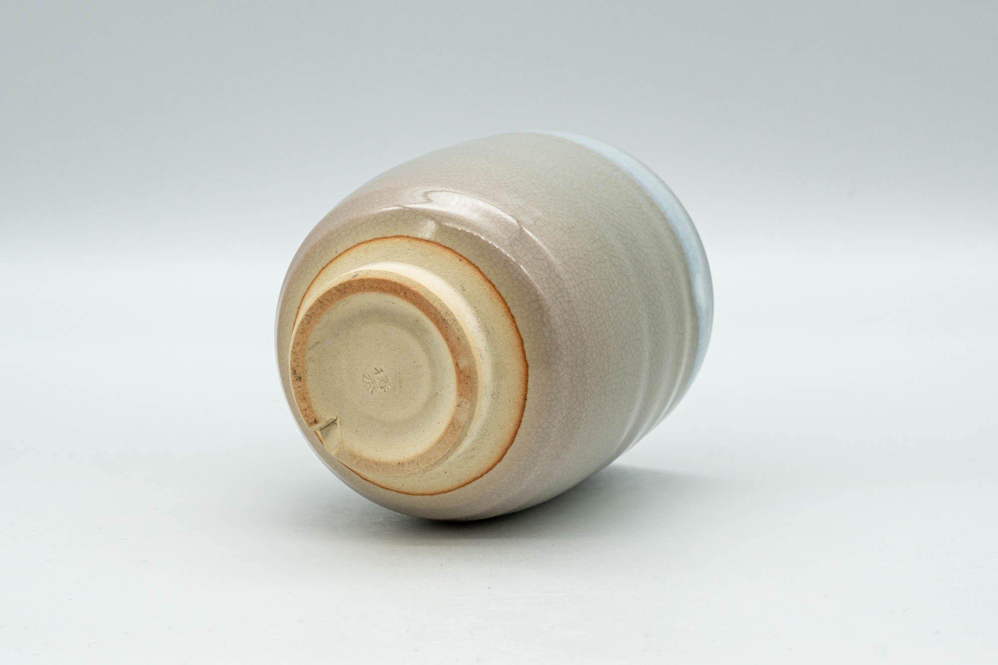 Japanese Teacup - Beige and White Glazed Hagi-yaki Yunomi - 180ml