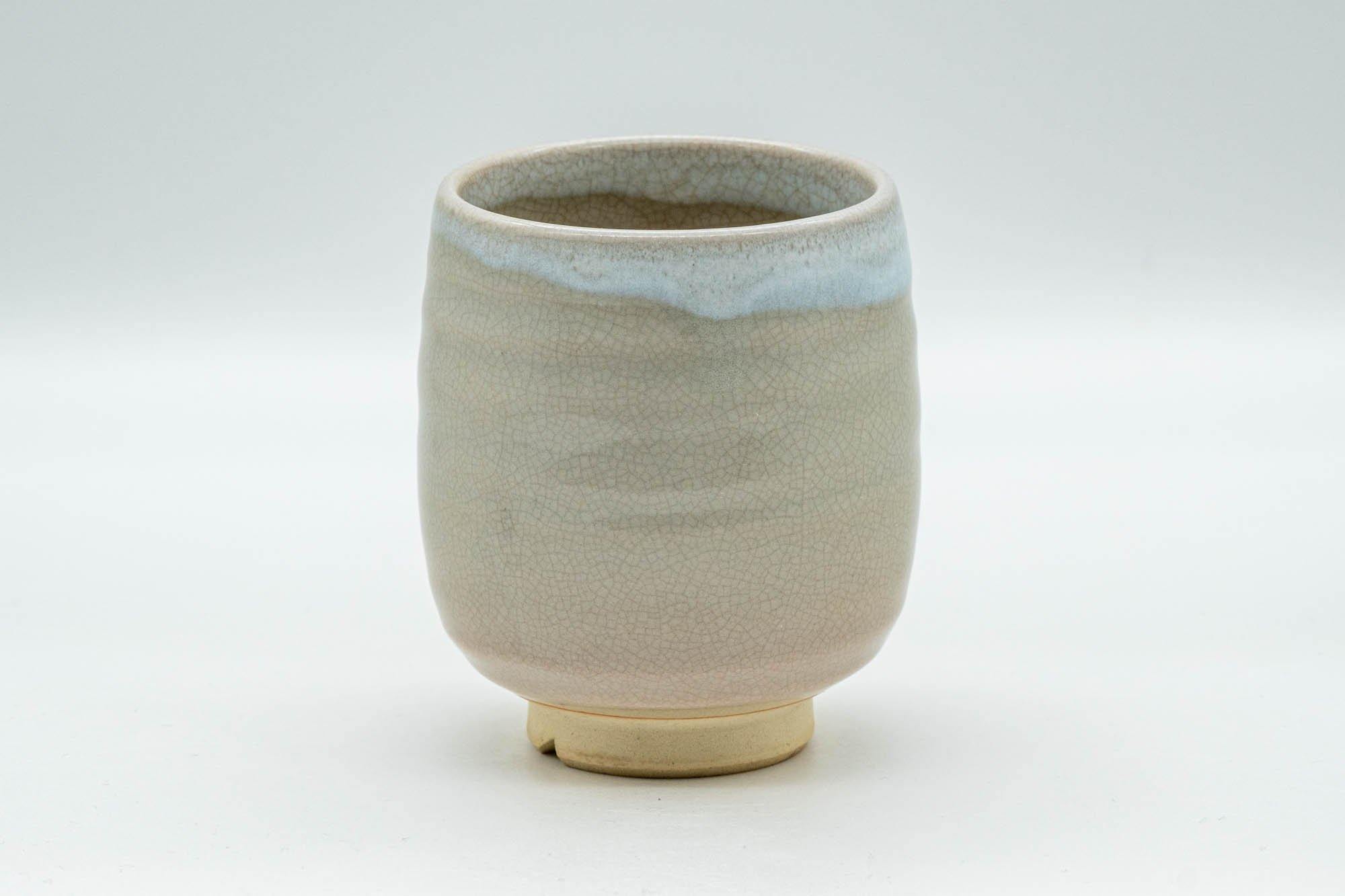 Japanese Teacup - Beige and White Glazed Hagi-yaki Yunomi - 180ml