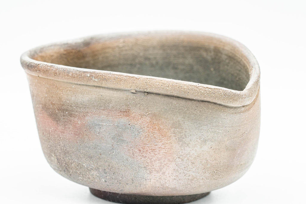 Japanese Katakuchi - Heart-shaped Bizen-yaki Water Cooler - 240ml