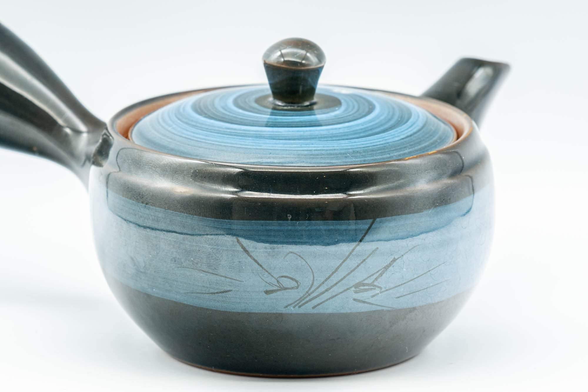 Japanese Kyusu - Blue Hakeme Mesh Teapot - 275ml