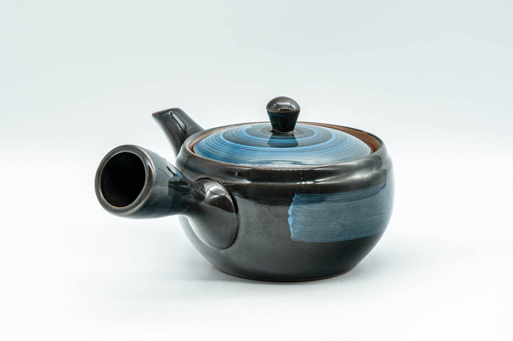 Japanese Kyusu - Blue Hakeme Mesh Teapot - 275ml
