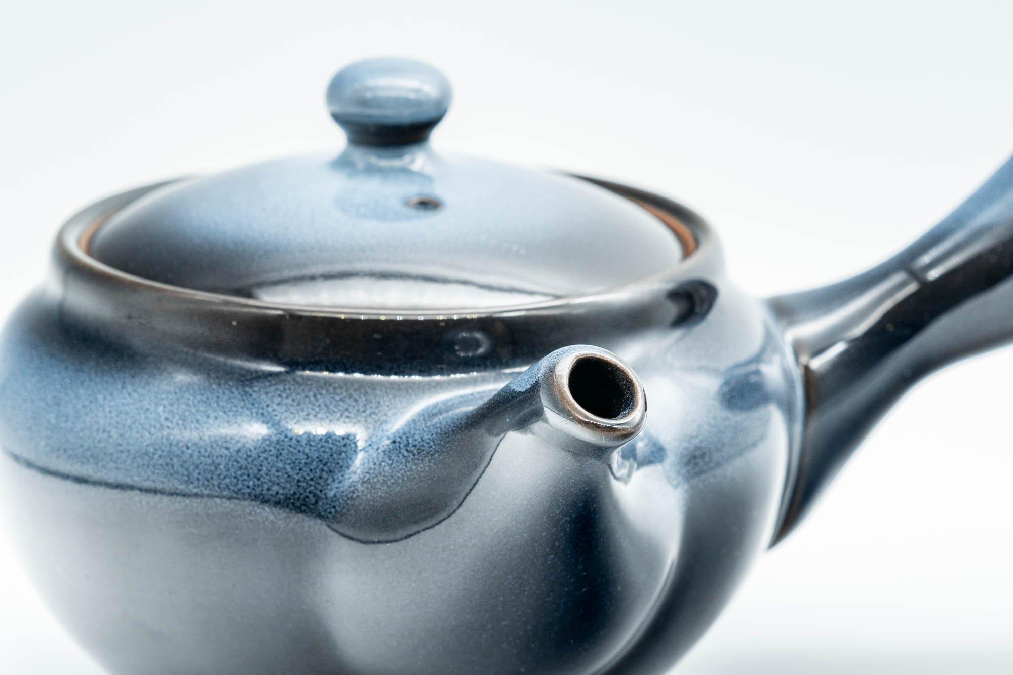 Japanese Kyusu - Blue Gradient Mesh Filter Teapot - 340ml