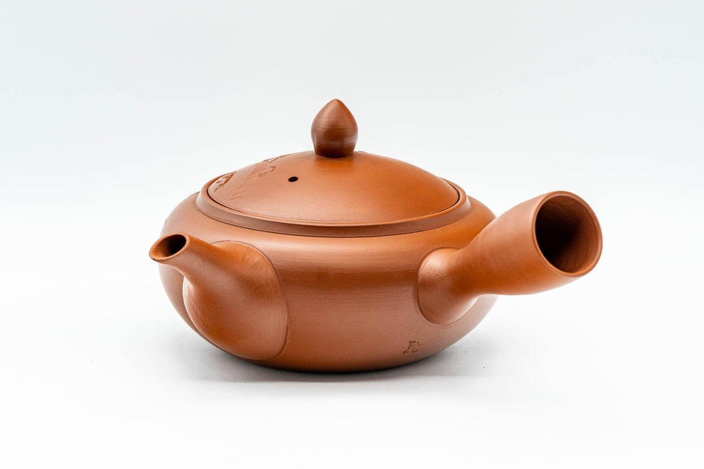 Japanese Kyusu - Engraved Tokoname-yaki Debeso Teapot - 325ml