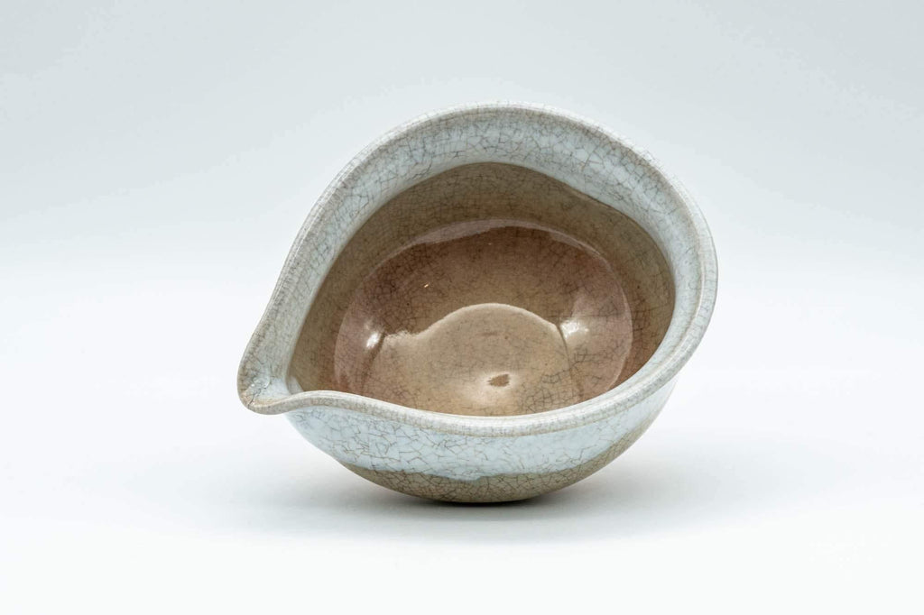 Japanese Katakuchi - Beige White Hagi-yaki Water Cooler - 110ml