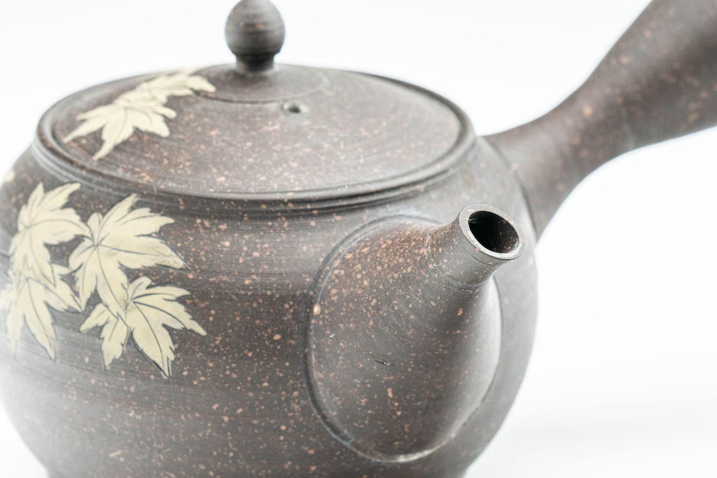 Japanese Kyusu - 玉光 Gyokko Momiji Tokoname-yaki Teapot - 250ml