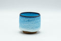 Japanese Teacup - Sky Blue Hare's Fur Glazed Guinomi - 55ml