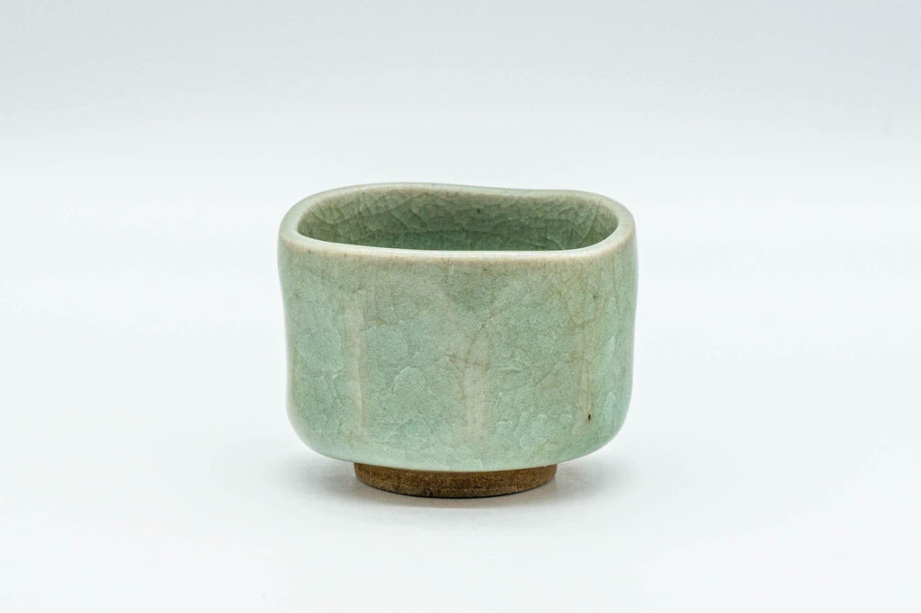 Japanese Teacup - Wabi-sabi Celadon Glaze Yunomi  - 60ml