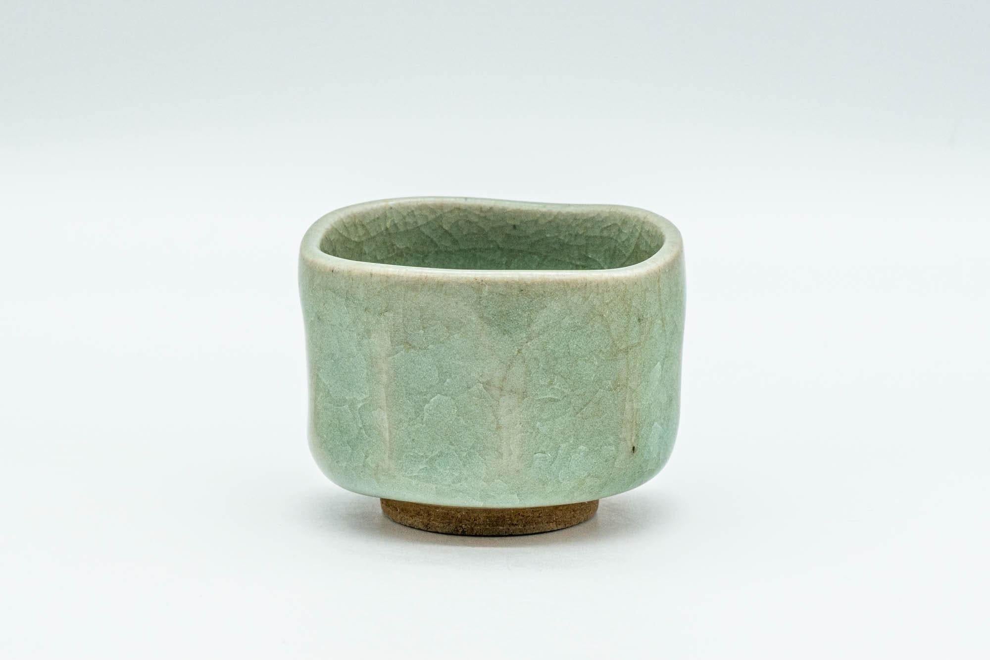 Japanese Teacup - Wabi-sabi Celadon Glaze Yunomi  - 60ml