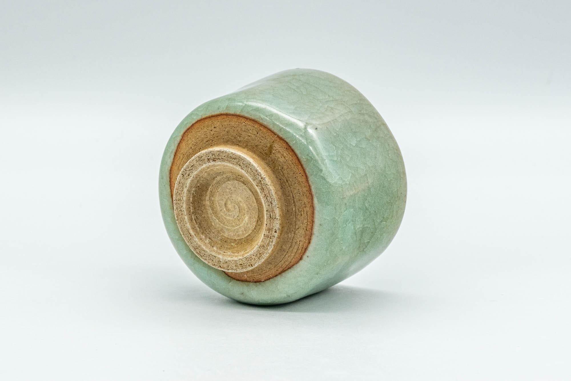 Japanese Teacup - Wabi-sabi Celadon Glaze Yunomi  - 60ml