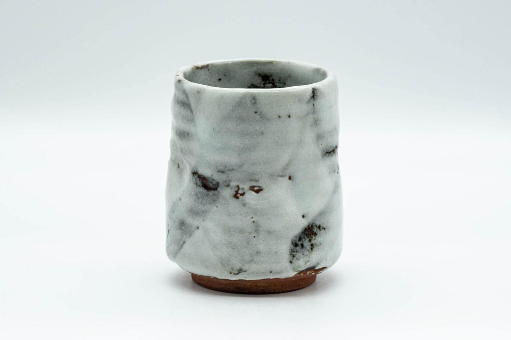 Japanese Teacup - Milky White Glazed Wabi-Sabi Yunomi - 160ml