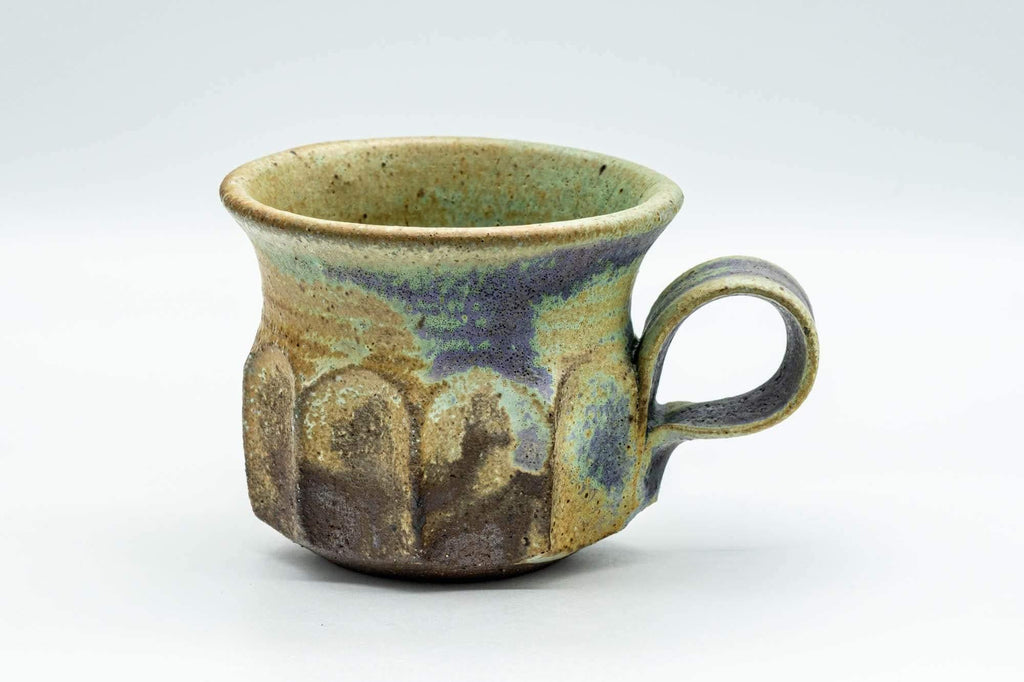 Japanese Teacup - Pastel Ushirode Rear-handled Yunomi - 150ml
