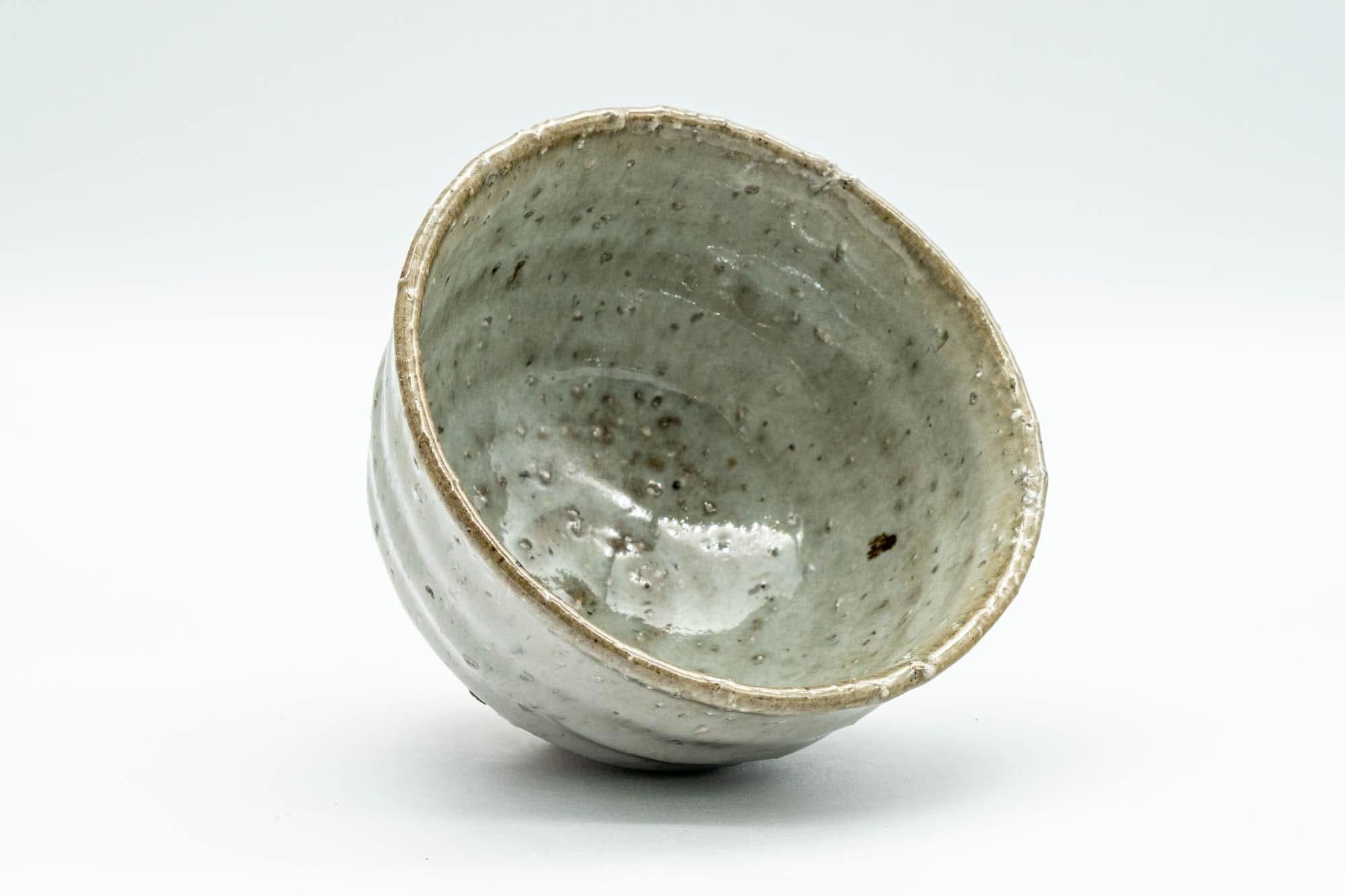 Japanese Teacup - Grey Stoneware Wabi-Sabi Yunomi - 150ml