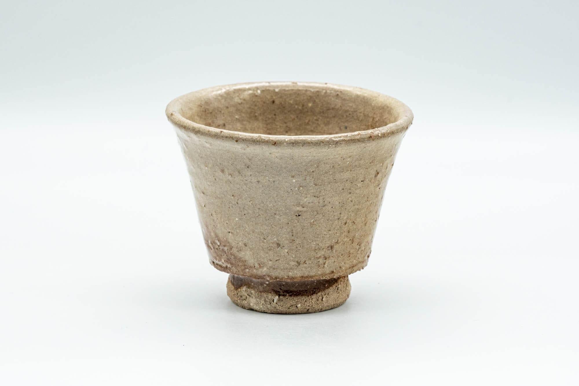 Japanese Teacup - Beige-Glazed Hagi-yaki Yunomi - 90ml