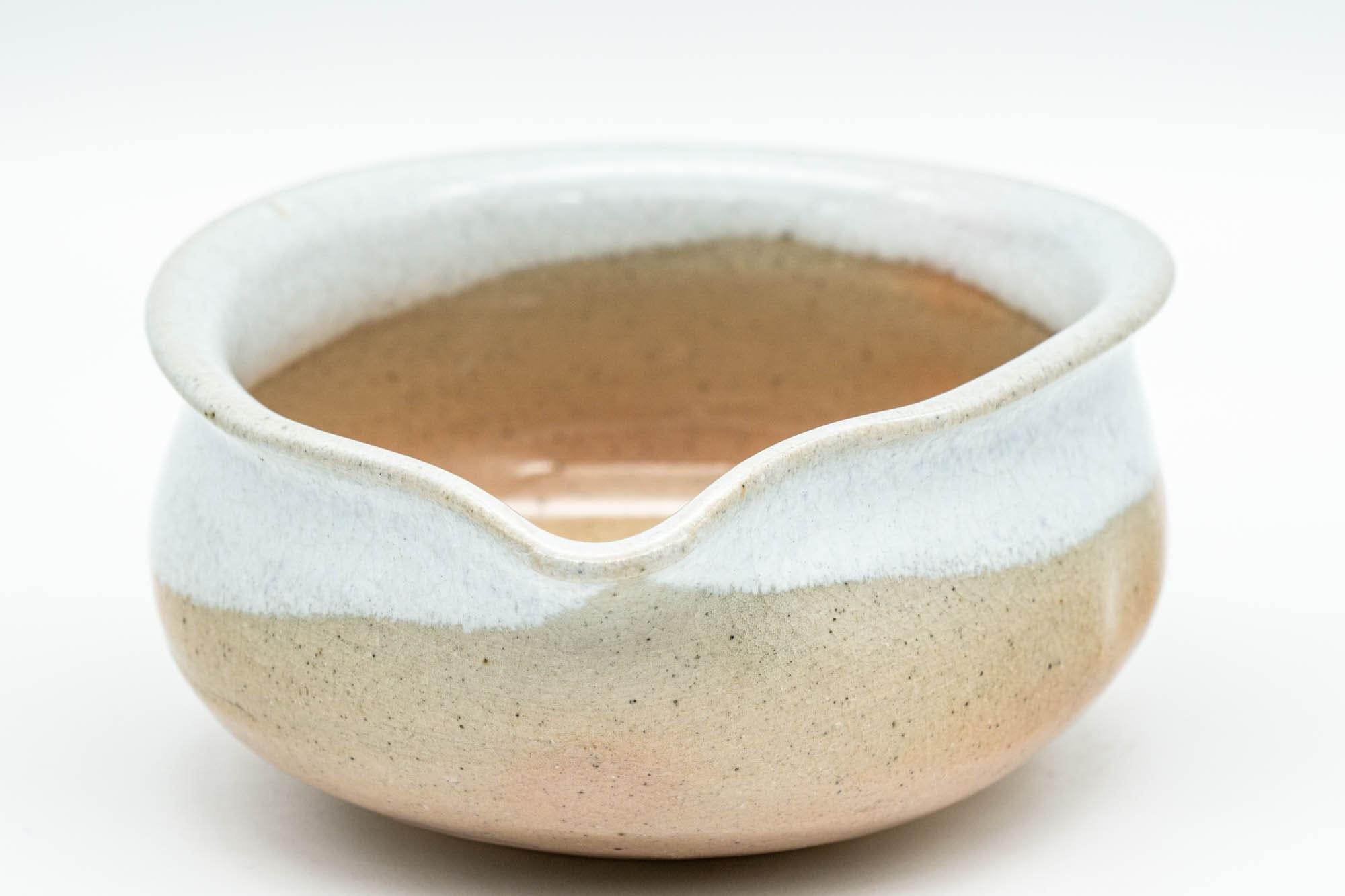Japanese Katakuchi - Beige White Hagi-yaki Water Cooler - 100ml