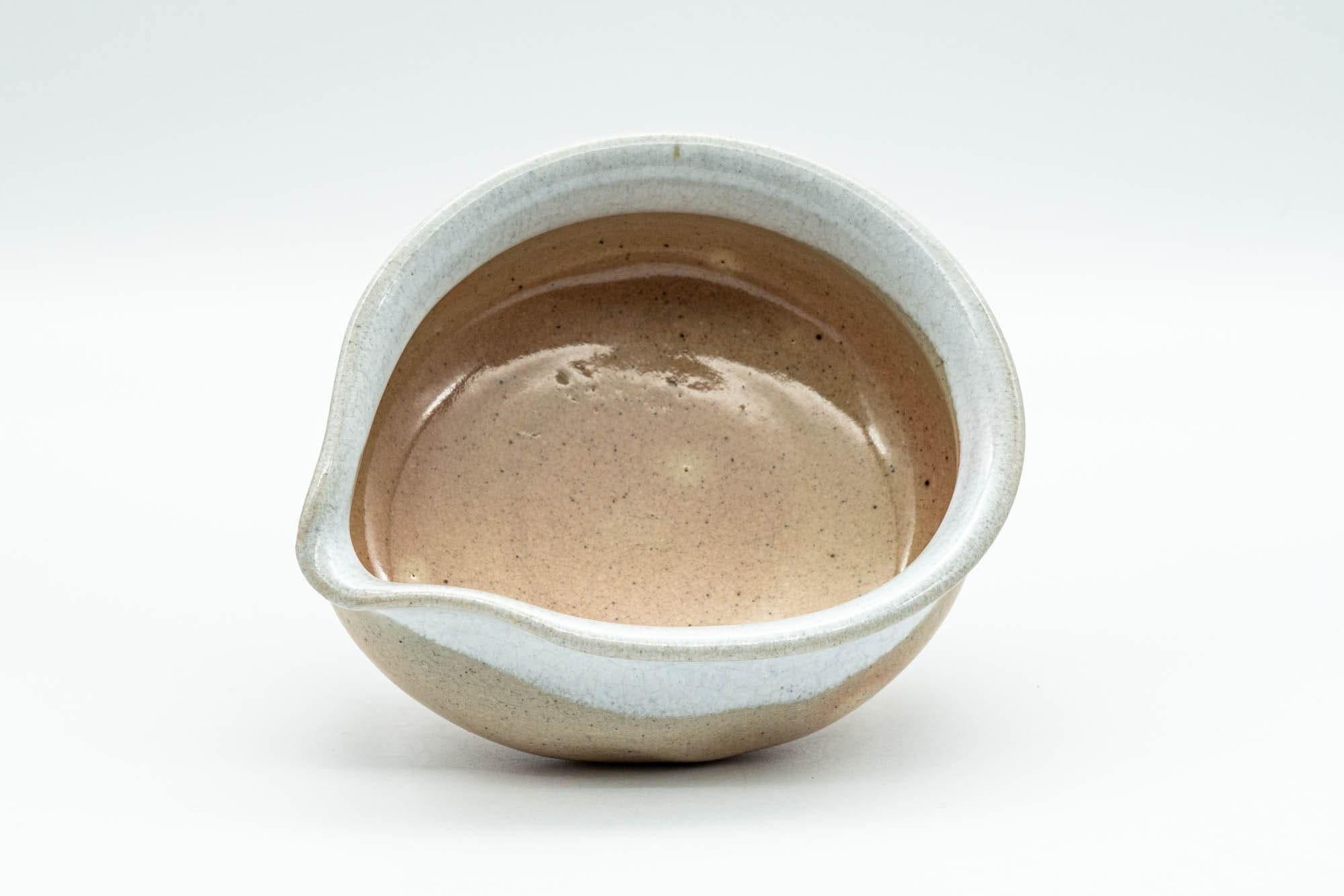 Japanese Katakuchi - Beige White Hagi-yaki Water Cooler - 100ml