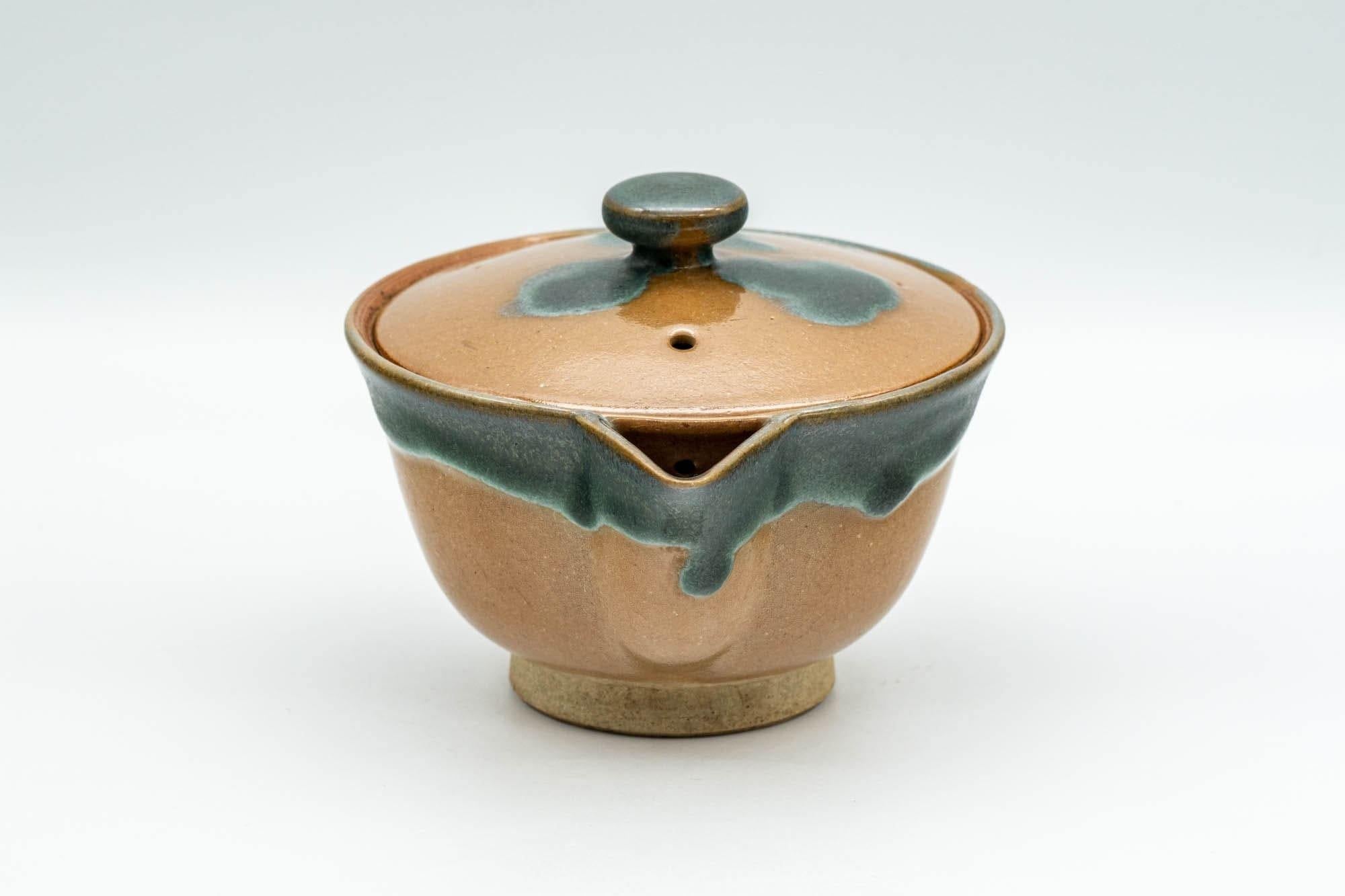 Japanese Houhin - Blue-Green Drip Glazed Agano-yaki Do-ake Teapot - 160ml