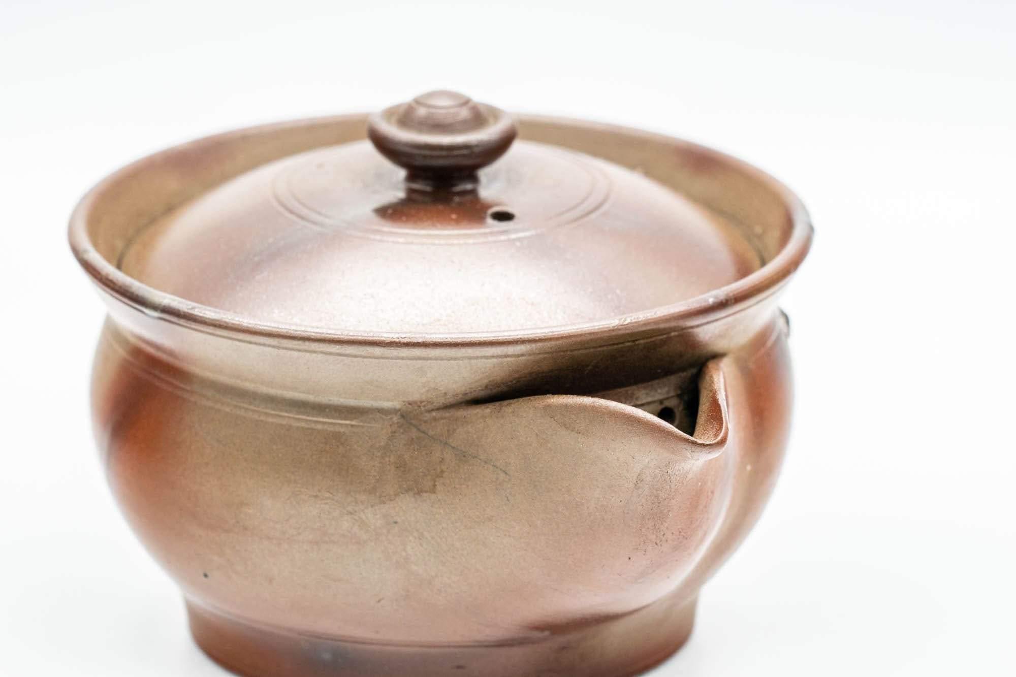 Japanese Houhin - 柴岡陶泉堂 Shibaoka Tosendou Hidasuki Bizen-yaki Do-ake Teapot - 120ml
