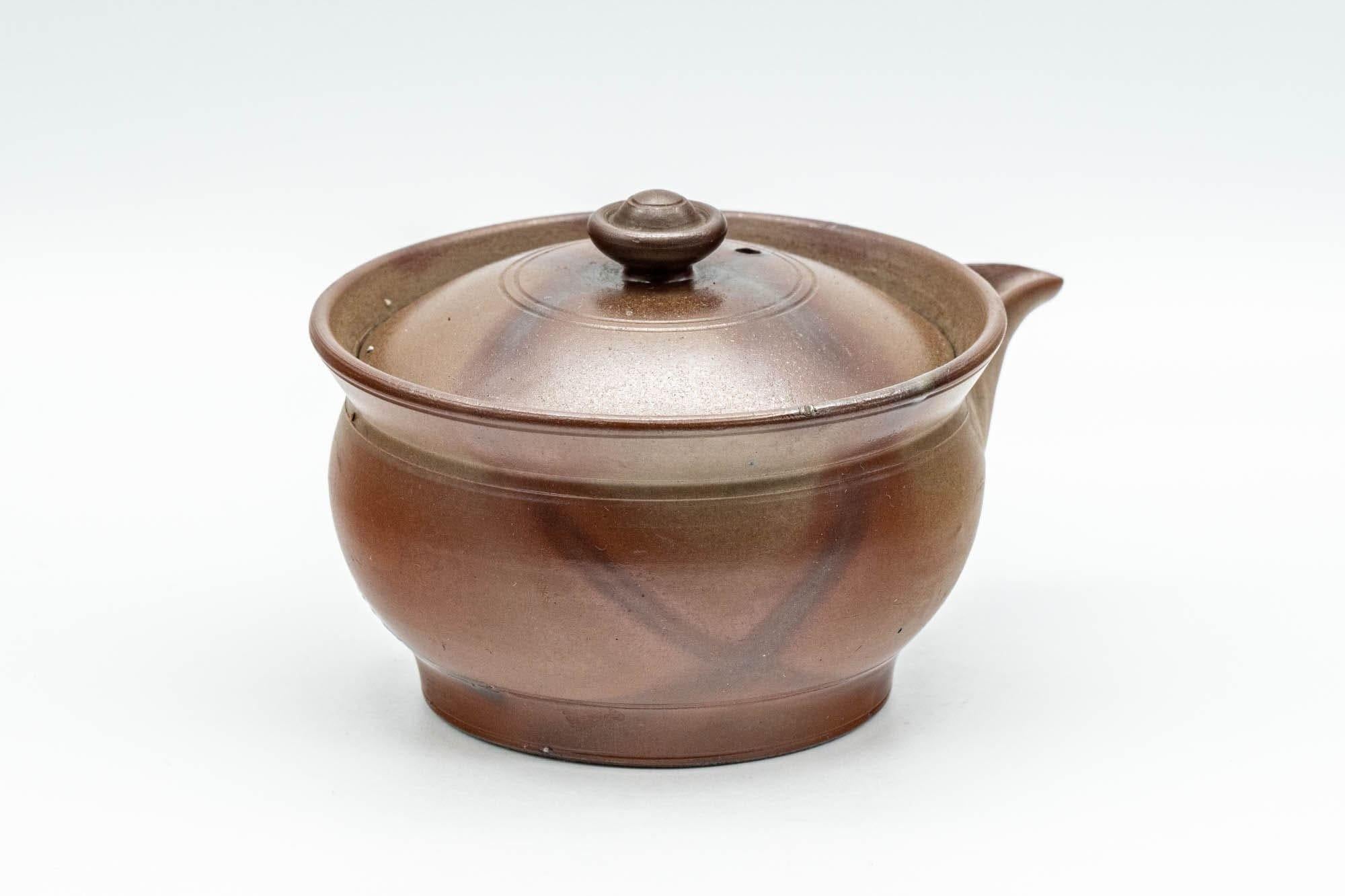 Japanese Houhin - 柴岡陶泉堂 Shibaoka Tosendou Hidasuki Bizen-yaki Do-ake Teapot - 120ml