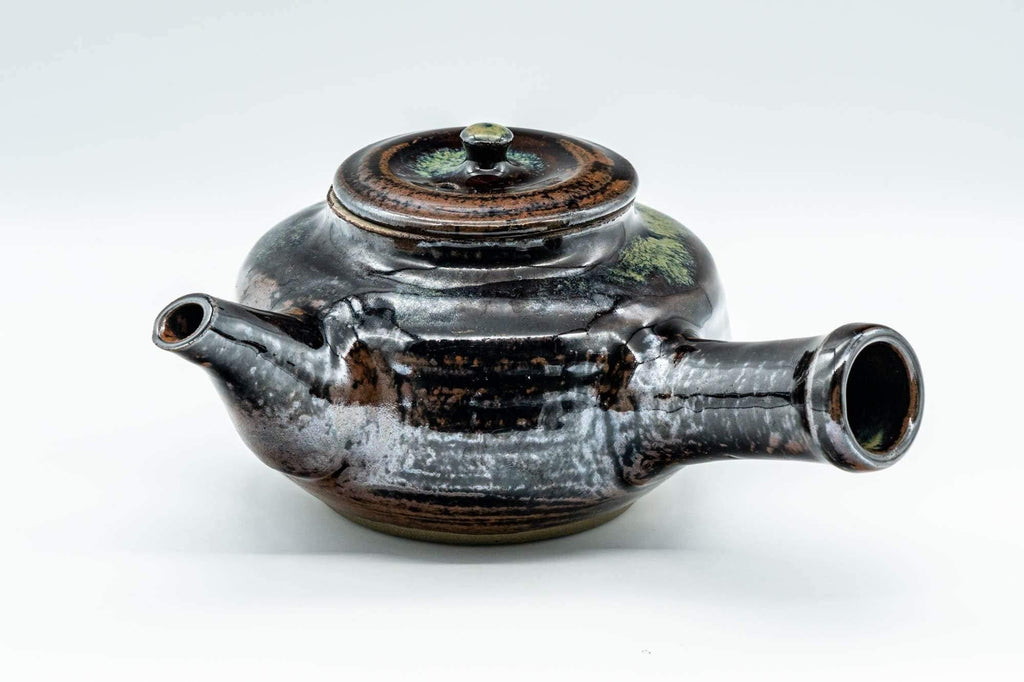 Japanese Kyusu - Hare's Fur Glazed Do-ake Teapot - 400ml