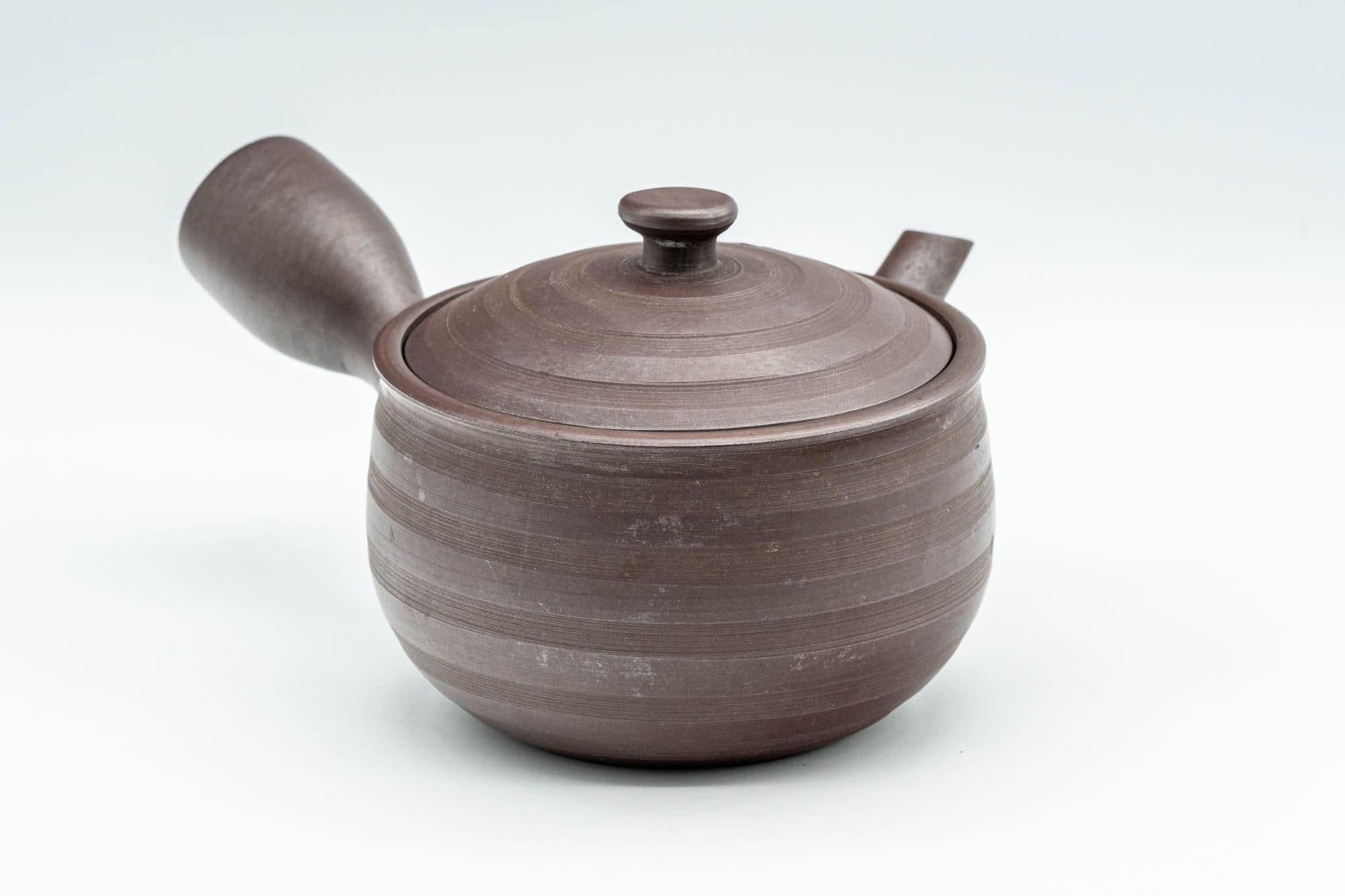 Japanese Kyusu - Striped Banko-yaki Teapot - 240ml