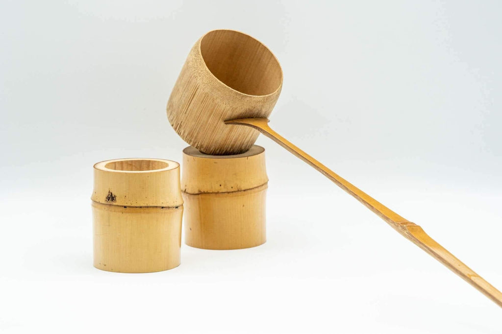 Japanese Bamboo Futaoki for Ro Use - Japanese Tea Ceremony Utensil
