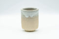 Japanese Teacup - Beige White Drip-Glazed Hagi-yaki Yunomi - 130ml